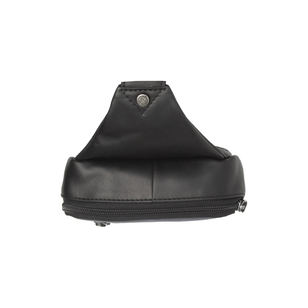 Leather Sling Bag Salla 女士 - Structured Side Profile Showing Gusset Depth &amp; Expansion Capacity