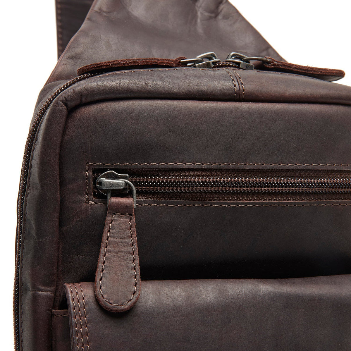 Brown Leather Sling Bag Turelle 女士, detail view 1