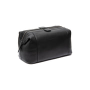 Biassa Full-Grain Leather Toiletry Bag 女士 in Classic 100% Full-Grain Leather - Front Profile View &amp; Tailored Silhouette | Buy Online