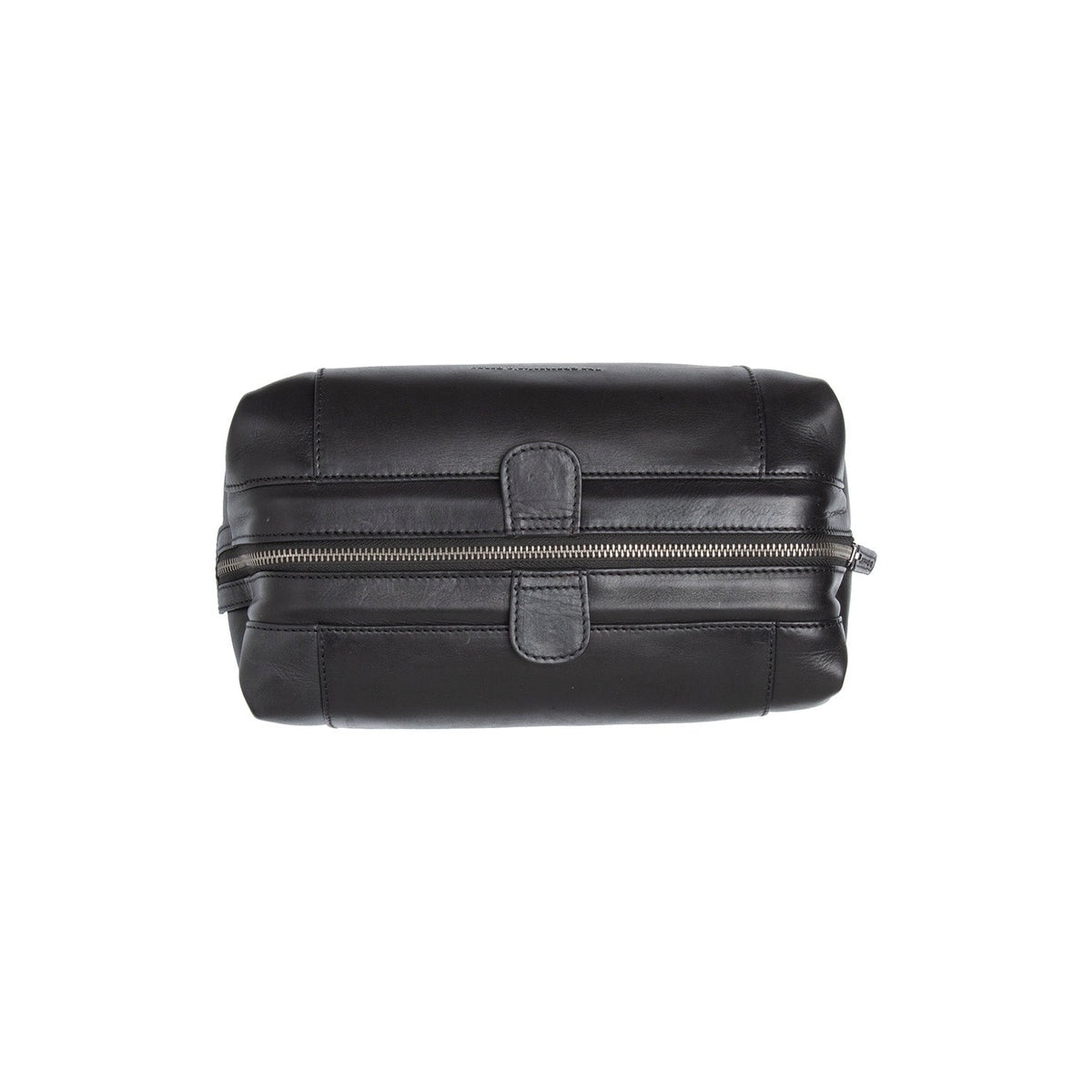 Biassa Full-Grain Leather Toiletry Bag 女士 - Lateral Side Profile View Showing Sleeve Cut &amp; Athletic Taper Fit