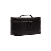 Limone Full-Grain Leather Toiletry Bag 女士 in Classic 100% Full-Grain Leather - Front Profile View &amp; Tailored Silhouette | Buy Online