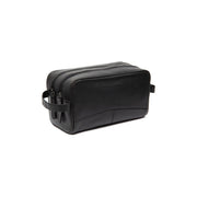 Stacey Full-Grain Leather Toiletry Bag 女士 in Classic 100% Full-Grain Leather - Front Profile View &amp; Tailored Silhouette | Buy Online