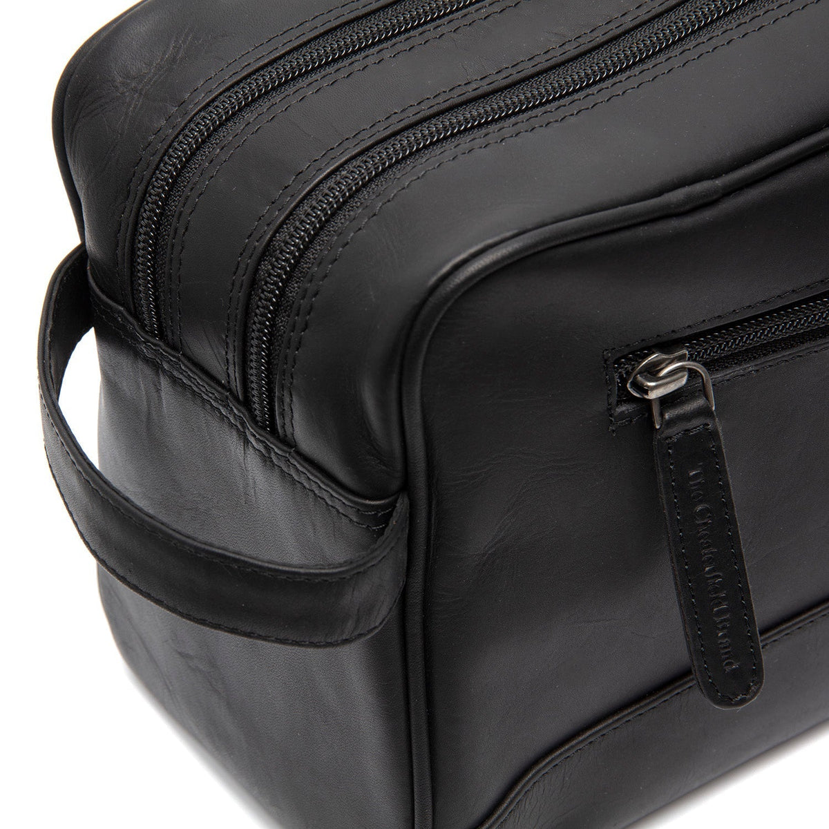 
Authentic 100% Full-Grain Leather Grain Texture & Heavy-Duty Seam Stitching Detail