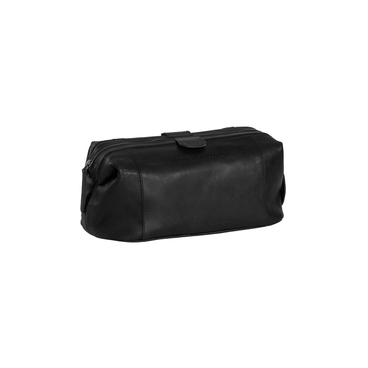 Vince Full-Grain Leather Toiletry Bag 女士 in Classic 100% Full-Grain Leather - Front Profile View &amp; Tailored Silhouette | Buy Online
