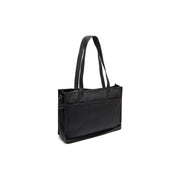 Adana Full-Grain Leather Tote Bag 女士 in Classic 100% Full-Grain Leather - Full Exterior Front Profile View | Buy Online
