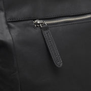 Solid Antique Brass Hardware &amp; Heavy-Duty Dual Zipper Detail on Berlin Full-Grain Leather Tote Bag 女士