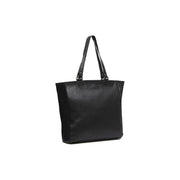 Berlin Full-Grain Leather Tote Bag 女士 in Classic 100% Full-Grain Leather - Full Exterior Front Profile View | Buy Online