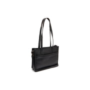 Estella Full-Grain Leather Tote Bag 女士 in Classic 100% Full-Grain Leather - Full Exterior Front Profile View | Buy Online