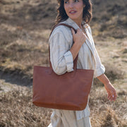 Monza Full-Grain Leather Tote Bag 女士 – alternate product view 3