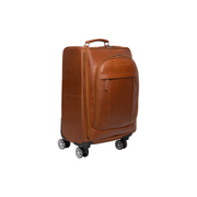 Leather Trolley Key Largo 女士 - Lateral Side Profile View Showing Sleeve Cut &amp; Athletic Taper Fit
