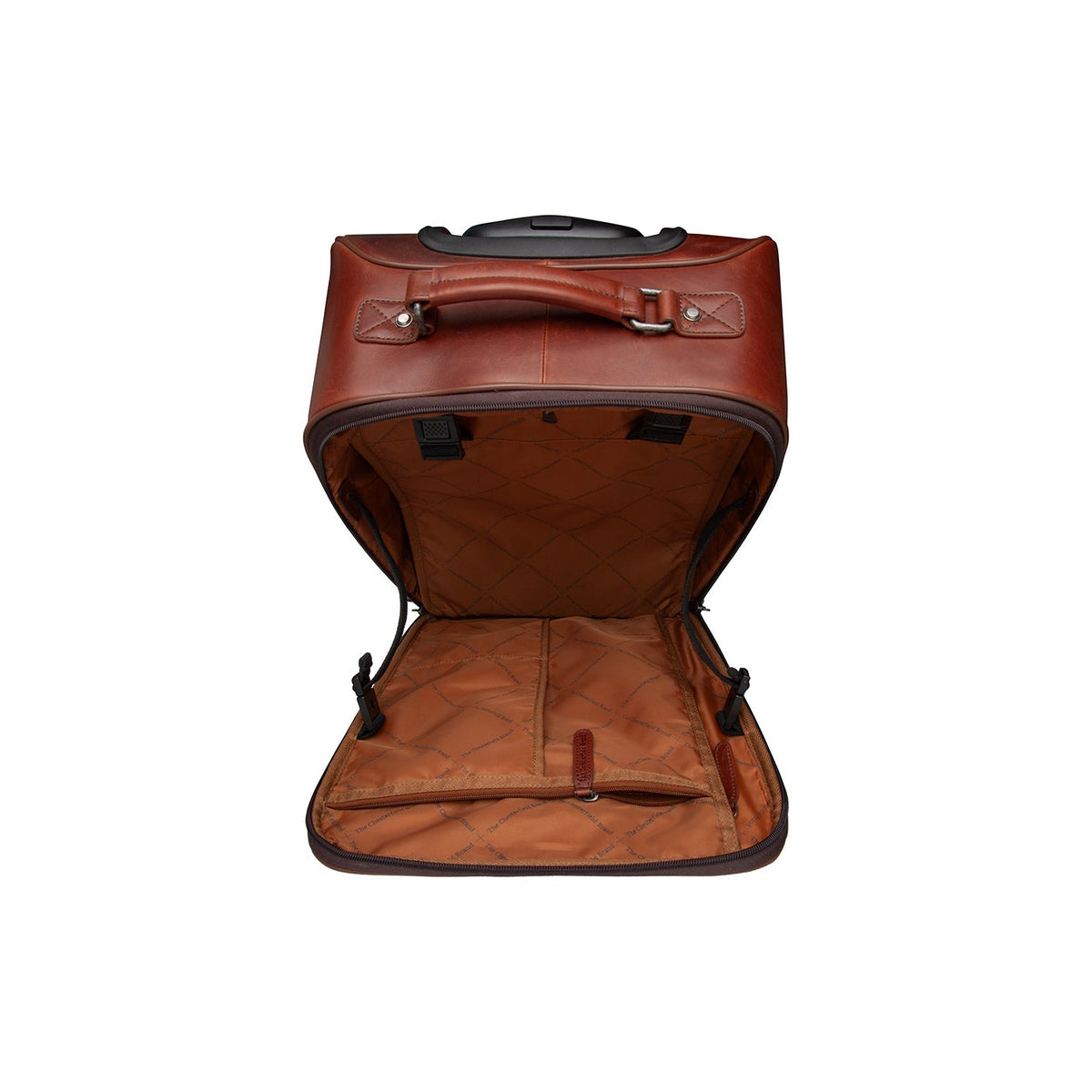 
Tailored Rib Cuffs & Hem Craftsmanship Construction Detail on Leather Trolley San Marino 女士