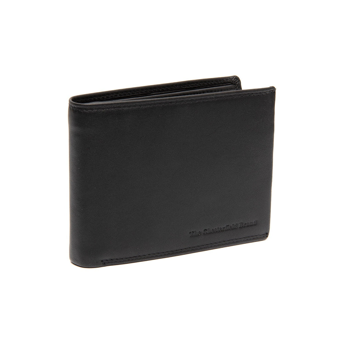 Hendrick Full-Grain Leather Wallet 男士 in Classic 100% Full-Grain Leather - Full Exterior Front Profile View | Buy Online
