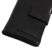 
Classic 100% Full-Grain leather Wallet - 展现加固真皮背带与承重走线的背部视角