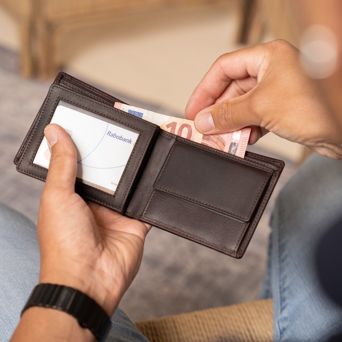 Ralph Full-Grain Leather Wallet 男士 – alternate product view 3