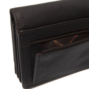 
Solid Antique Brass Hardware & Heavy-Duty Dual Zipper Detail on Salzburg 头层真皮皮夹钱包