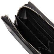 
Classic 100% Full-Grain leather Wallet - 展现加固真皮背带与承重走线的背部视角