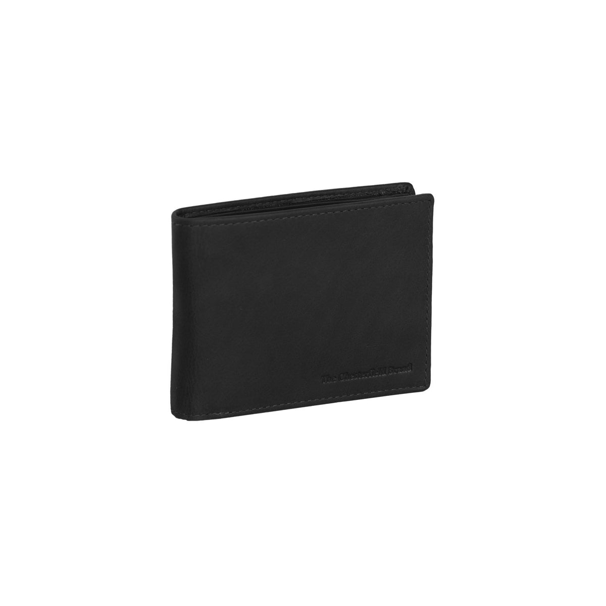 Walid Full-Grain Leather Wallet 男士 in Classic 100% Full-Grain Leather - Full Exterior Front Profile View | Buy Online