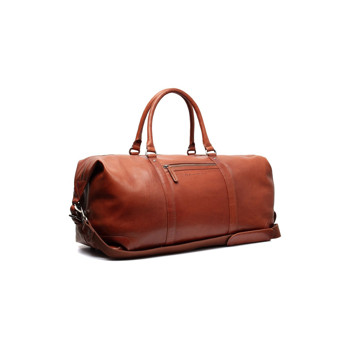 Cavoli Full-Grain Leather Weekender Bag 女士 in Classic 100% Full-Grain Leather - Full Exterior Front Profile View | Buy Online