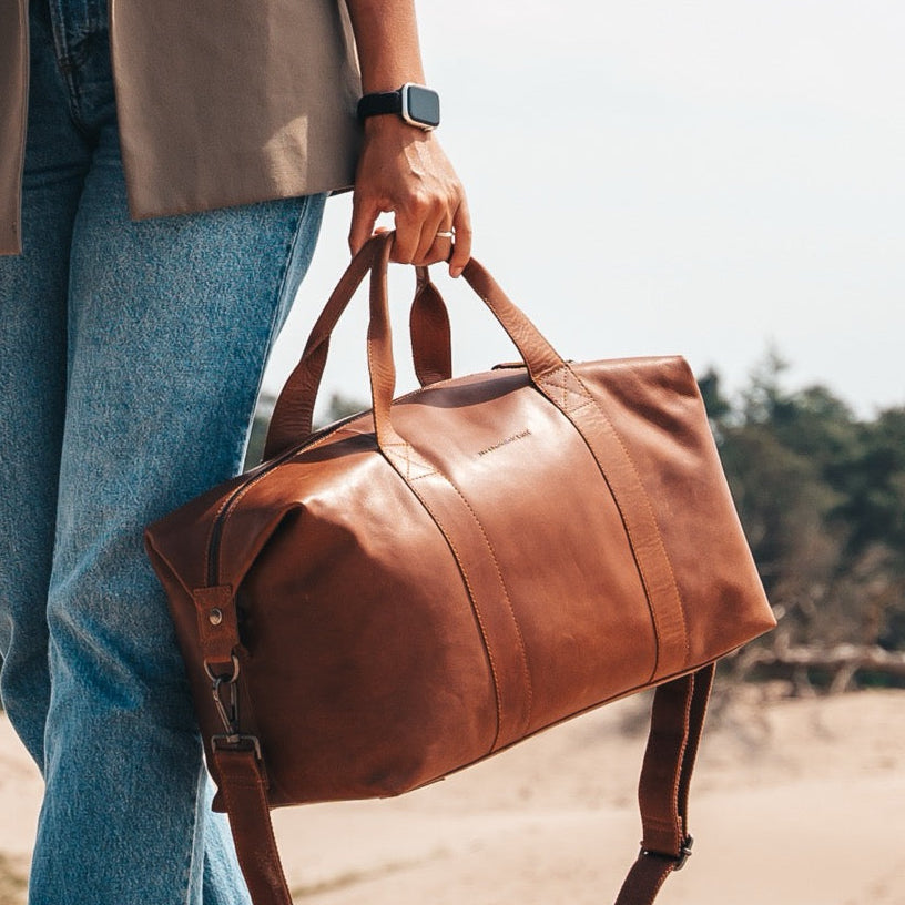 Conor Full-Grain Leather Weekender Bag 女士 – alternate product view 2