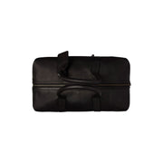 Portsmouth 头层牛皮 Weekender Bag - Structured Side Profile Showing Gusset Depth &amp; Expansion Capacity