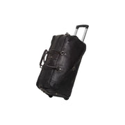 Leather Weekender Trolley Jayven 女士 in Classic 100% Full-Grain Leather - Full Exterior Front Profile View | Buy Online