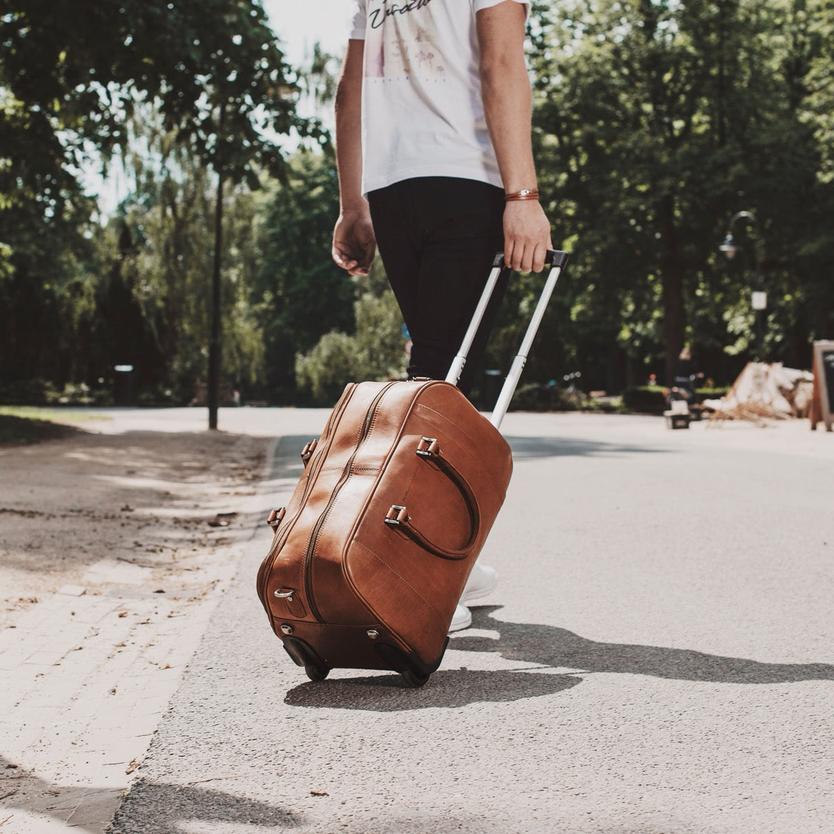 Leather Weekender Trolley Jayven 女士 – alternate product view 2