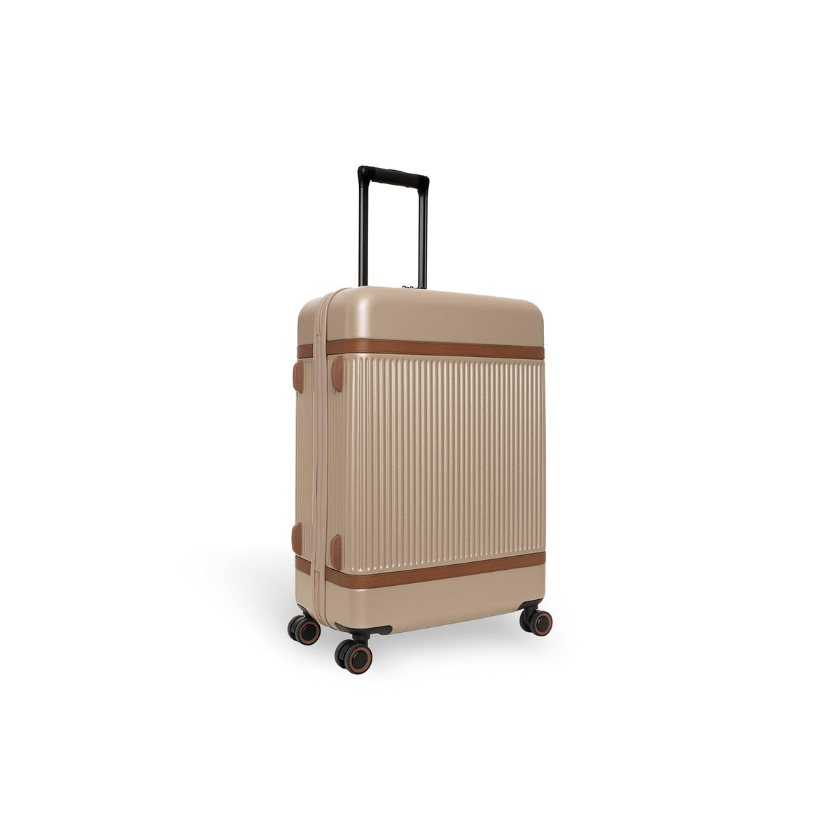 Medium Suitcase Zuna 女士 in Classic 100% Full-Grain Leather - Front Profile View &amp; Tailored Silhouette | Buy Online