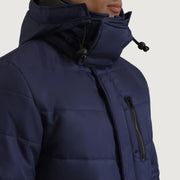 
内衬展示 Showing Quilted Viscose Lining & 内部双侧实用暗袋