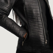 Nexi Quilted 真皮夹克 女士 – alternate product view 6