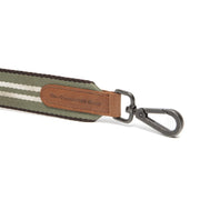 Green Shoulder Strap 女士 - Lateral Side Profile View Showing Sleeve Cut &amp; Athletic Taper Fit