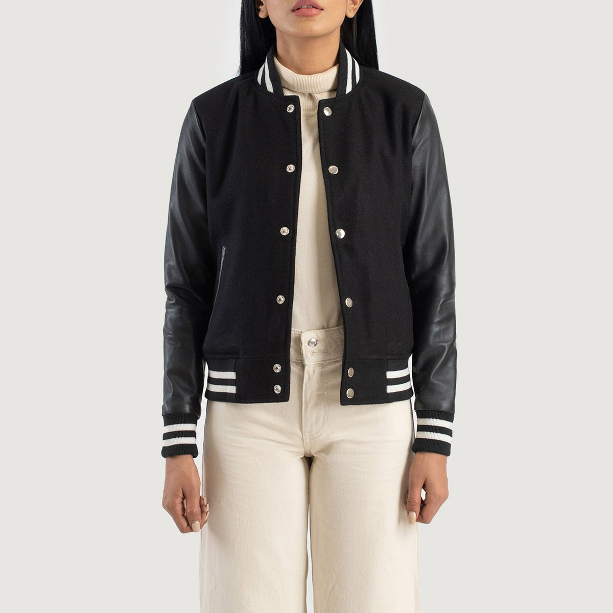 
Savant Varsity 真皮夹克 女士 – alternate product view 1