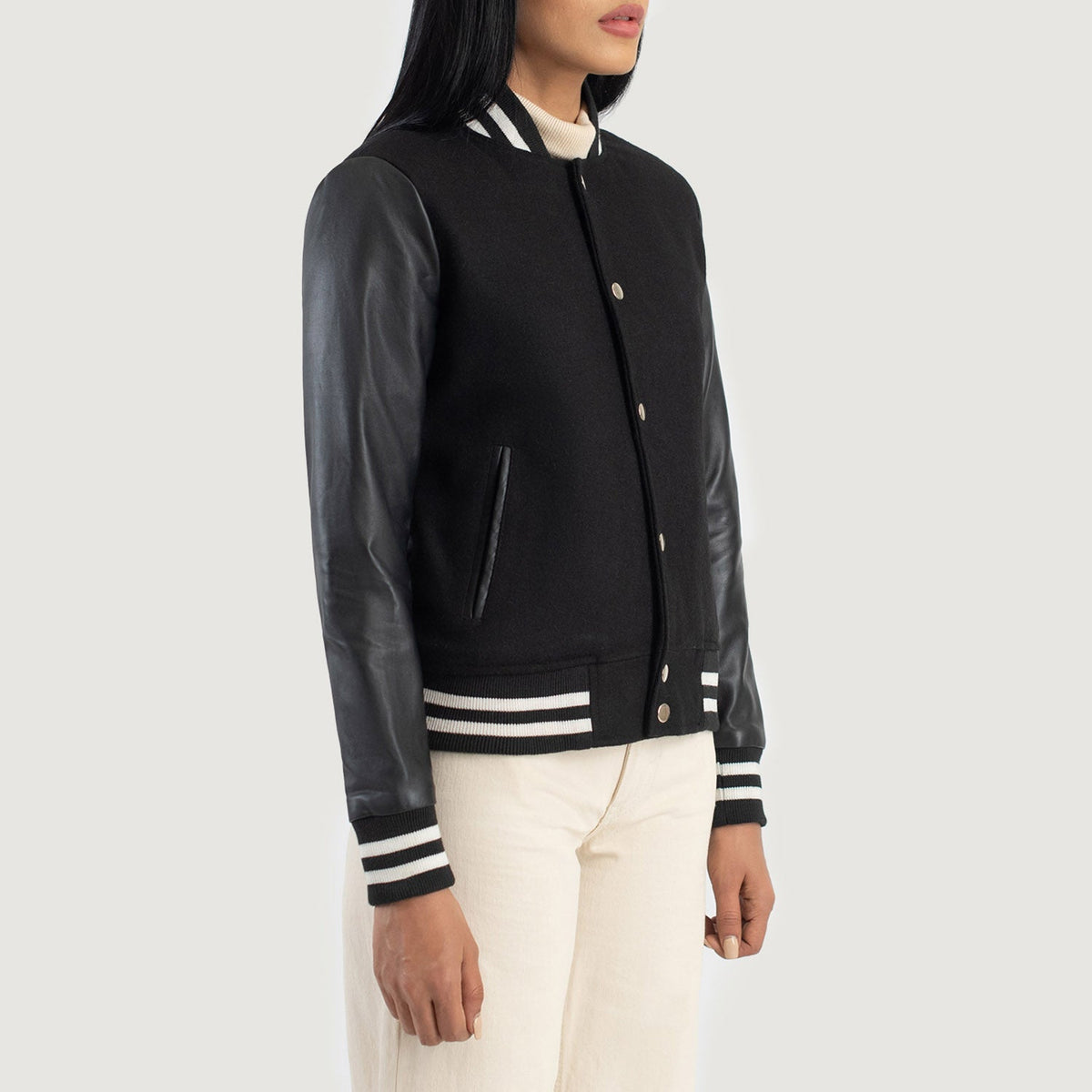 
Savant Varsity 真皮夹克 女士 – alternate product view 2