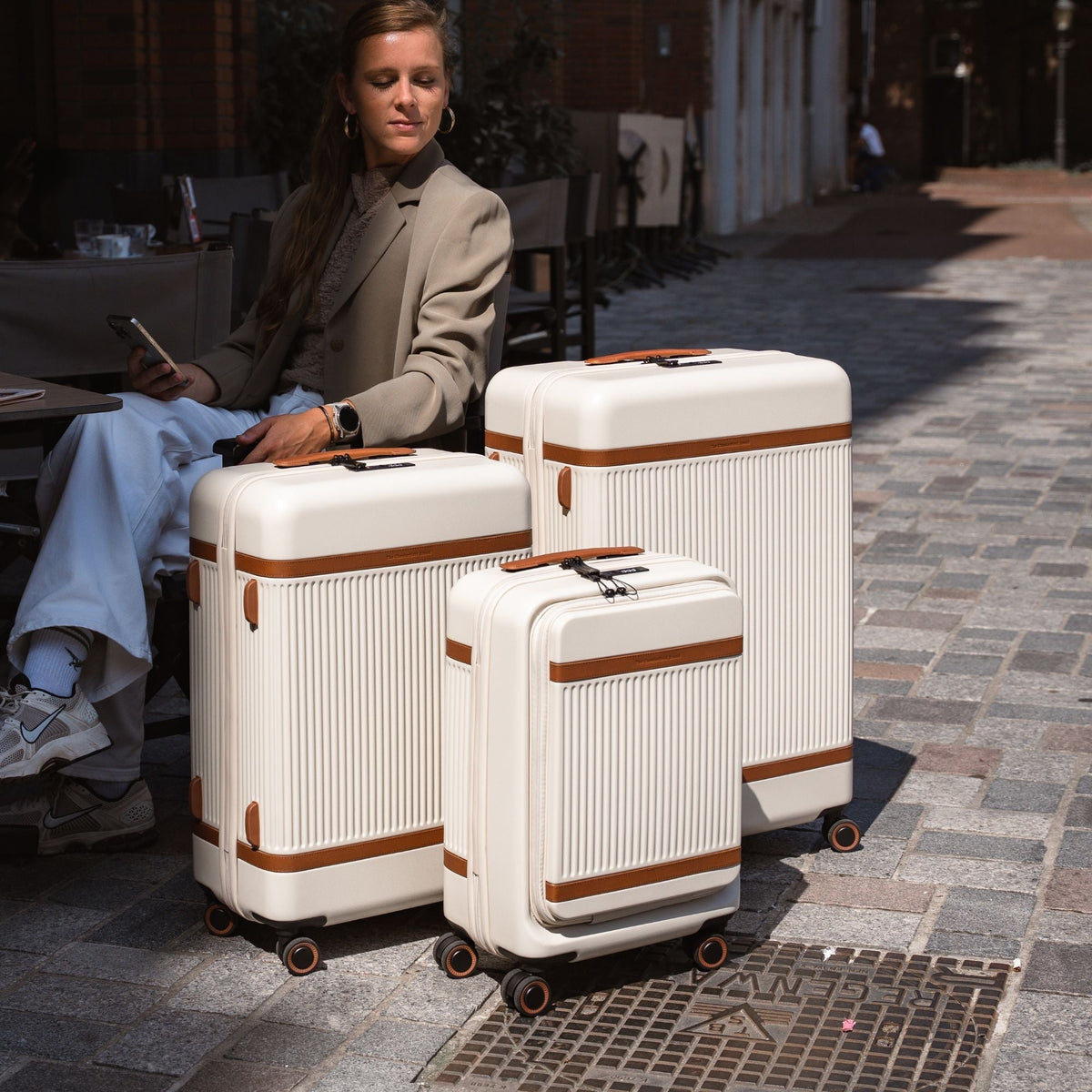 Suitcase Set Front Pocket Zuna 女士 – alternate product view 2