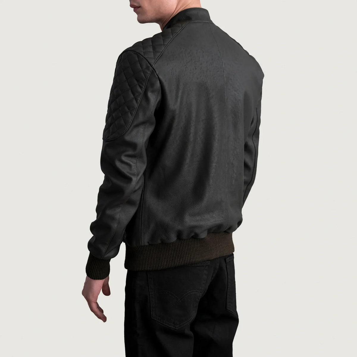 Sven 真皮飞行员夹克 男士 – alternate product view 6