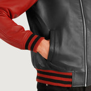 Walton Varsity 真皮夹克 男士 – alternate product view 6