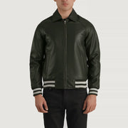 Walton Varsity 真皮夹克 男士 – alternate product view 1