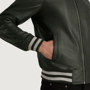 Walton Varsity 真皮夹克 男士 – alternate product view 6