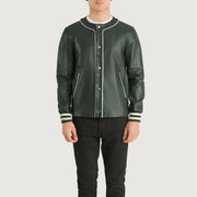 Willis Varsity 真皮夹克 男士 – alternate product view 4