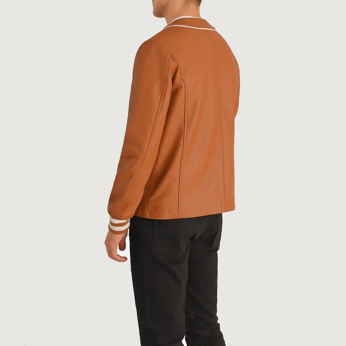 Willis Varsity 真皮夹克 男士 – alternate product view 5