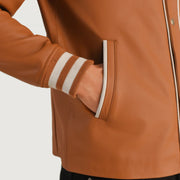 Willis Varsity 真皮夹克 男士 – alternate product view 6